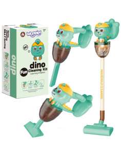 WOOPIE interaktyvus Dino dulkių siurblys su siurbimo, garso bei šviesos funkcijomis