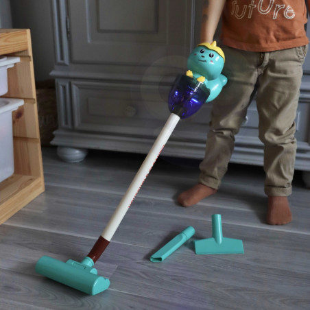 WOOPIE Interaktywny Odkurzacz Dino 3w1 Funkcja Ssania Światło Dźwięk WOOPIE Interaktywny Odkurzacz Dino 3w1 Funkcja Ssania Światło Dźwięk
