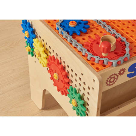 MASTERKIDZ XXL Montessori STEM medinės dirbtuvės su įrankiais MASTERKIDZ XXL Montessori STEM medinės dirbtuvės su įrankiais