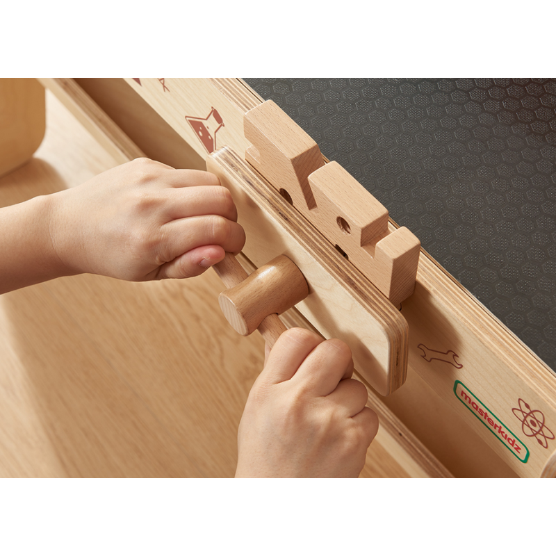 MASTERKIDZ XXL Montessori STEM medinės dirbtuvės su įrankiais