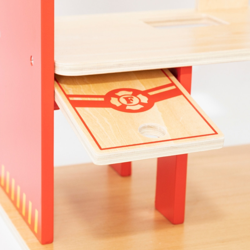 VIGA Деревянный пожарный комплект для гаража, 14 предметов