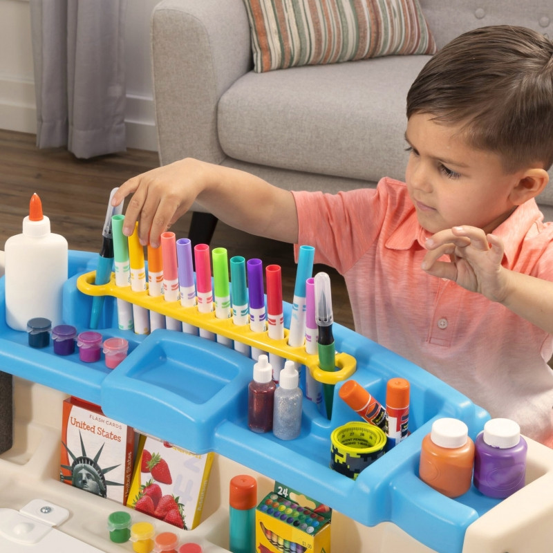 STEP2 Rašomasis stalas su kėde Delux edukacinis meno kampelis
