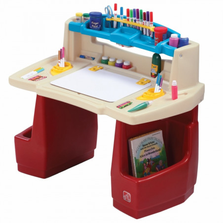 STEP2 Rašomasis stalas su kėde Delux edukacinis meno kampelis STEP2 Rašomasis stalas su kėde Delux edukacinis meno kampelis