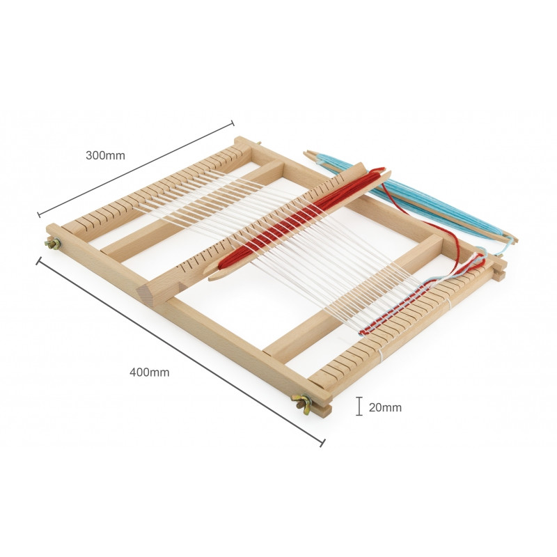 Набор для плетения Монтессори VIGA Wooden Loom Weaving Workshop