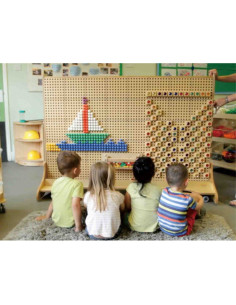 MASTERKIDZ Laisvai pastatoma STEM kūrybinių mokslų lenta 166 x 125 2