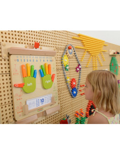 MASTERKIDZ Nauka Liczenia Ścienna Tablica Sensoryczna Flex Montessori 2