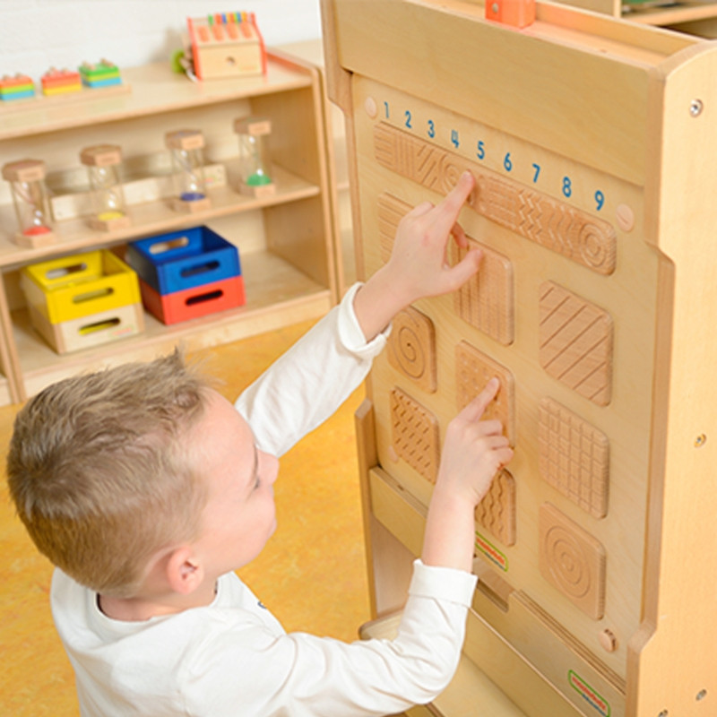 MASTERKIDZ sensorinės sieninės lentos paviršiaus tekstūros atpažinimas