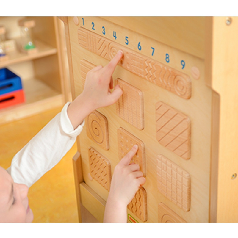 MASTERKIDZ sensorinės sieninės lentos paviršiaus tekstūros atpažinimas