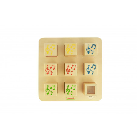 MASTERKIDZ Drewniany Sorter Sensoryczny Łączenie Dźwięków Montessori