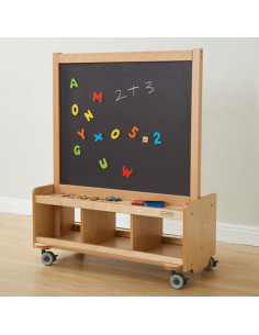 MASTERKIDZ dvipusė kreidinė lenta ir magnetinė rašymo lenta 2