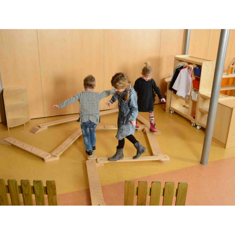 MASTERKIDZ Balanso treniruočių medinės lentos