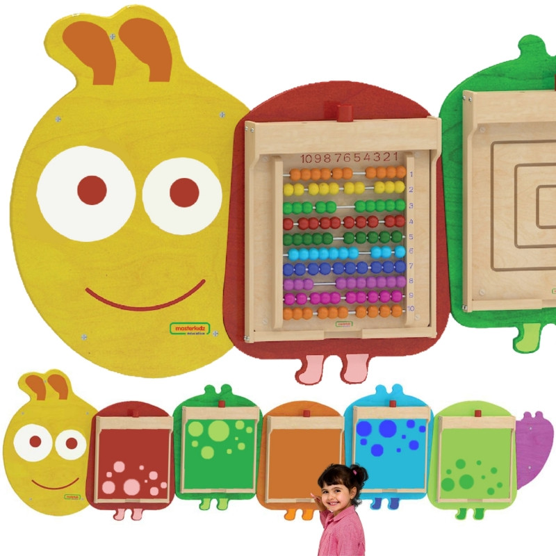 MASTERKIDZ sistema, skirta montuoti 5 sienines lanksčias mokomąsias lentas - Caterpillar