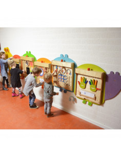 MASTERKIDZ System do Montażu 5 Ściennych Tablic Edukacyjnych Flex - Gąsienica 2