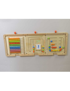 MASTERKIDZ viršutinė ir apatinė sija, skirta montuoti 1 Flex mokomąją lentą 2