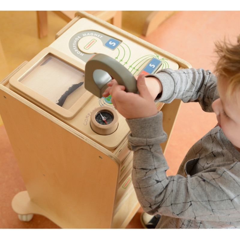 MASTERKIDZ magnetinio žaidimo edukacinė lenta Montessori kompasas