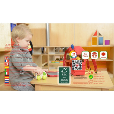 MASTERKIDZ saugos gelbėjimo centras kuprinėje