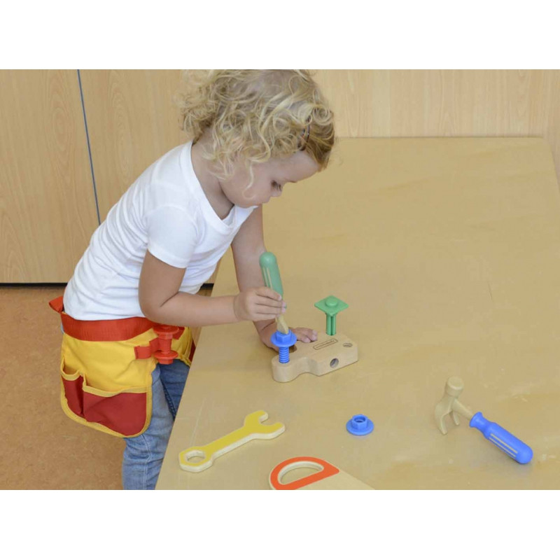 MASTERKIDZ dailidės įrankių diržas 12 dalių