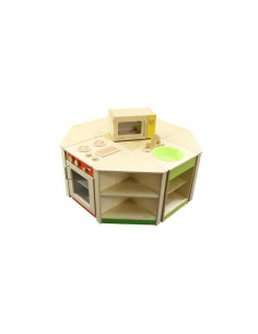 MASTERKIDZ medinė kampinė virtuvės spintelė vaikams 2