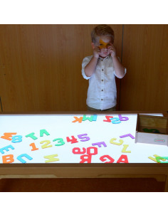 MASTERKIDZ skaidrūs skaičiai ir raidės 38 vnt. Montessori 2