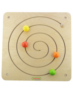 MASTERKIDZ Montessori spiralinė labirinto stumdoma lenta