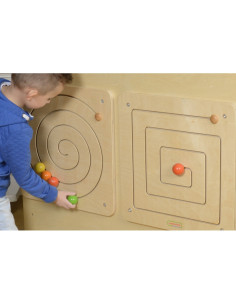 MASTERKIDZ Montessori spiralinė labirinto stumdoma lenta 2