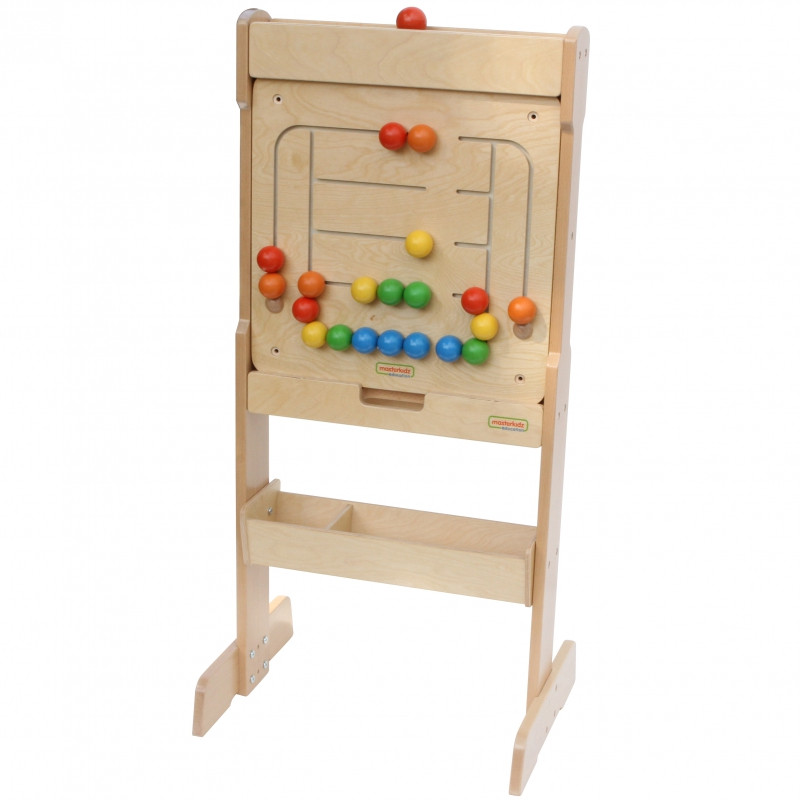 MASTERKIDZ Развивающая настенная доска-лабиринт с бусинами Монтессори
