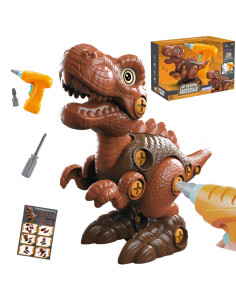 WOOPIE dinozaurų sukimo konstravimo rinkinys + gręžtuvas 31 vnt.