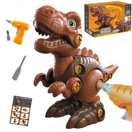 WOOPIE dinozaurų sukimo konstravimo rinkinys + gręžtuvas 31 vnt. WOOPIE dinozaurų sukimo konstravimo rinkinys + gręžtuvas 31 vnt.