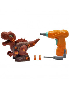 WOOPIE dinozaurų sukimo konstravimo rinkinys + gręžtuvas 31 vnt. 2