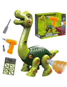 WOOPIE dinozaurų sukimo konstravimo rinkinys + gręžtuvas 31 vnt.