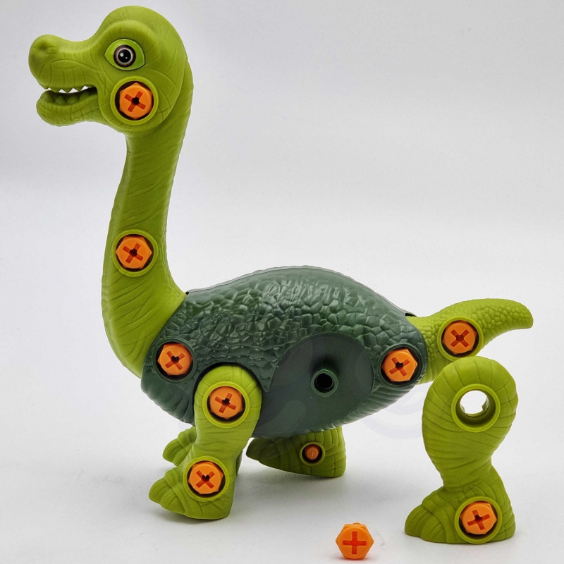 WOOPIE dinozaurų sukimo konstravimo rinkinys + gręžtuvas 31 vnt.