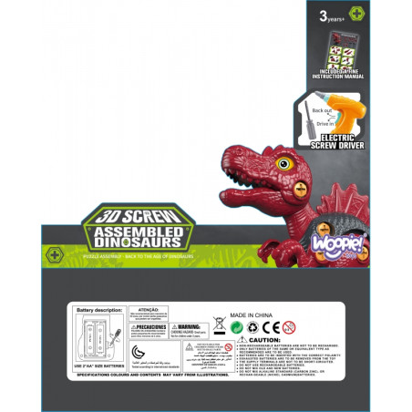 WOOPIE dinozaurų sukimo konstravimo rinkinys + gręžtuvas 31 vnt. WOOPIE dinozaurų sukimo konstravimo rinkinys + gręžtuvas 31 vnt.