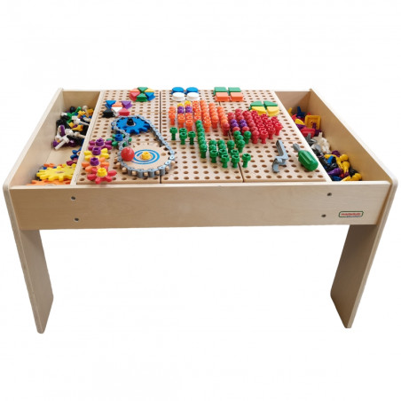 MASTERKIDZ medinis mokomasis stalas su priedais