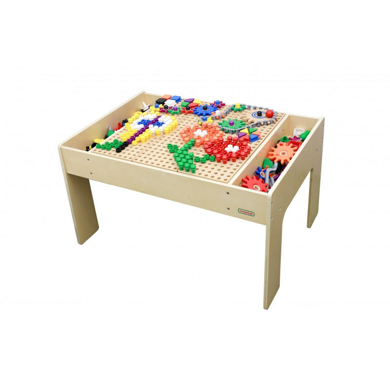 MASTERKIDZ medinis mokomasis stalas + STIEBO SIENŲ PRIEDAI