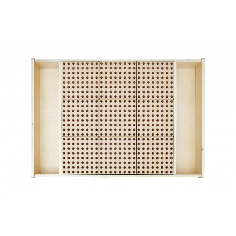 Деревянный образовательный стол MASTERKIDZ + настенные аксессуары STEM