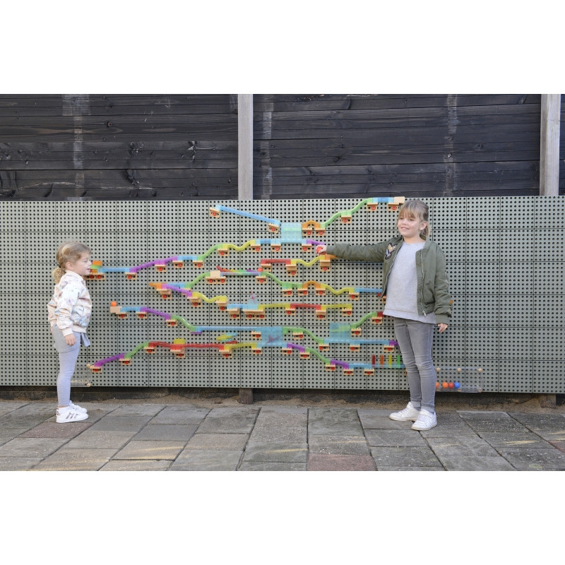 MASTERKIDZ Statybinis rinkinys Rutulinis takelis STEM lentai 63 vnt.