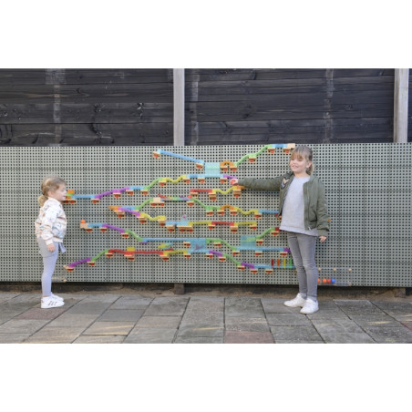 MASTERKIDZ Statybinis rinkinys Rutulinis takelis STEM lentai 63 vnt. MASTERKIDZ Statybinis rinkinys Rutulinis takelis STEM lentai 63 vnt.