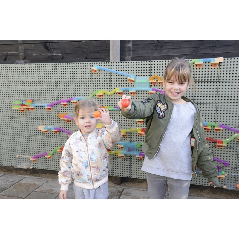 MASTERKIDZ Statybinis rinkinys Rutulinis takelis STEM lentai 63 vnt.