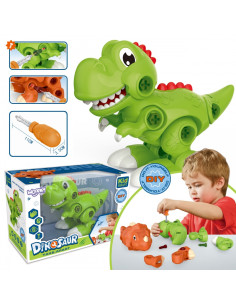 WOOPIE dinozaurų sukimo konstrukcijos rinkinys + atsuktuvas