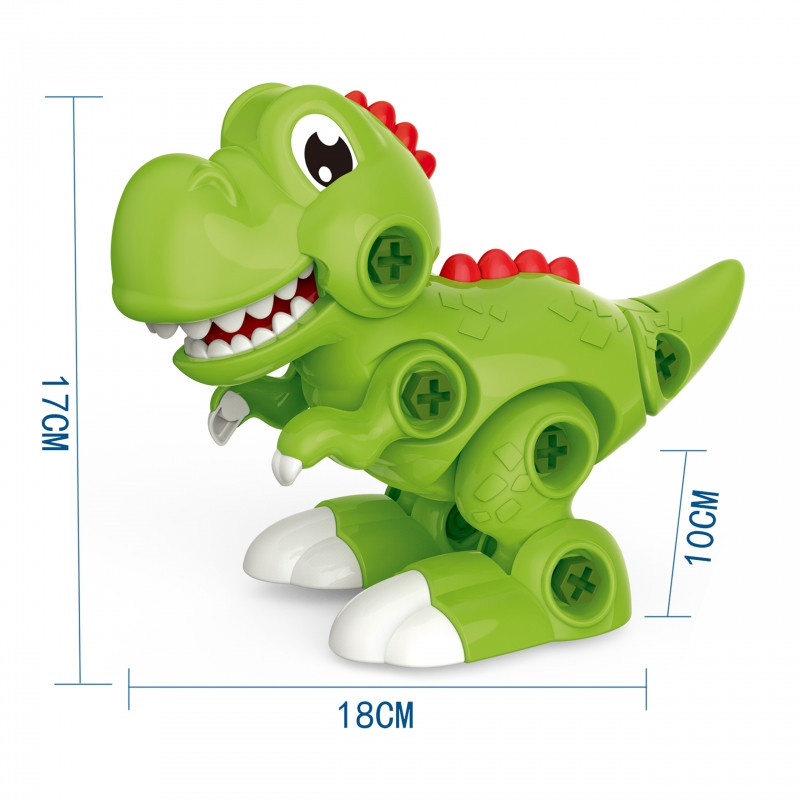 WOOPIE dinozaurų sukimo konstrukcijos rinkinys + atsuktuvas