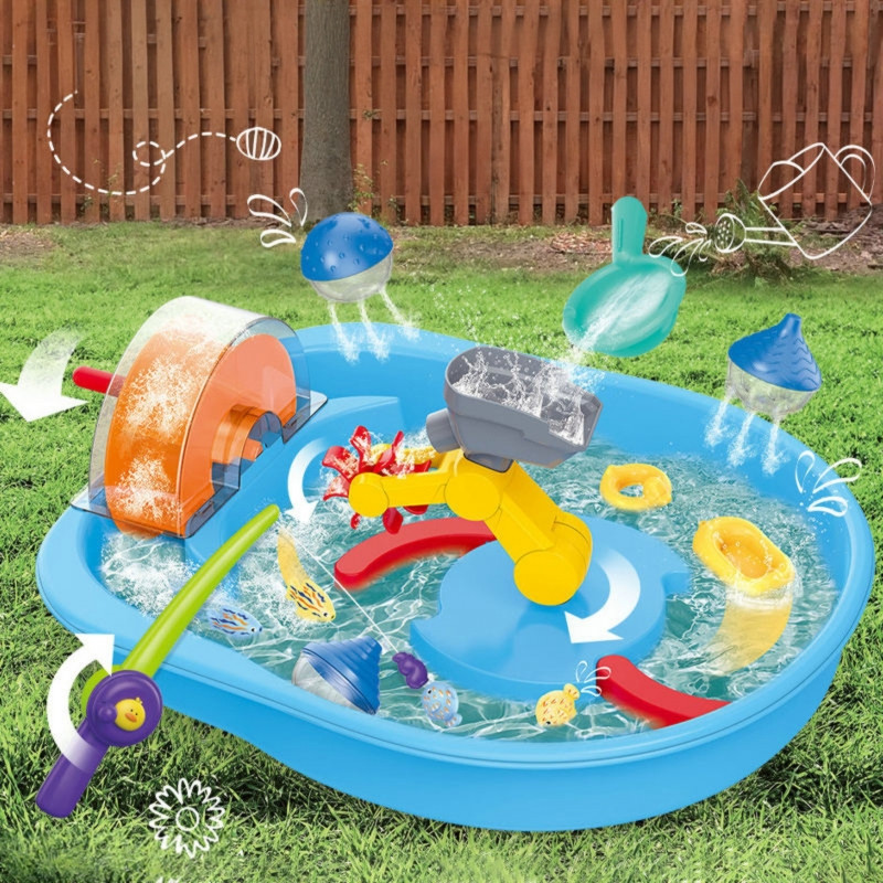 WOOPIE Water Track 2in1 Fishing Game 14pcs.