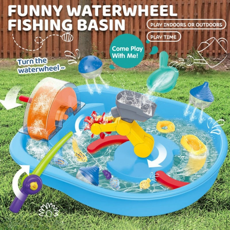 WOOPIE Water Track 2in1 Fishing Game 14pcs.