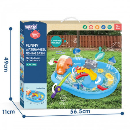 WOOPIE Water Track 2in1 Fishing Game 14pcs.