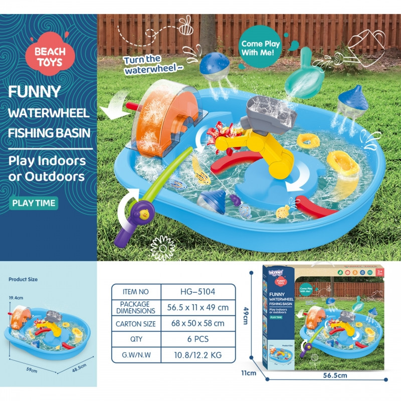 WOOPIE Water Track 2in1 Fishing Game 14pcs.