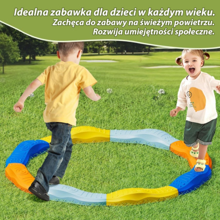 WOOPIE Balance Beam modulinis takelio sensorinio kelio ratas WOOPIE Balance Beam modulinis takelio sensorinio kelio ratas