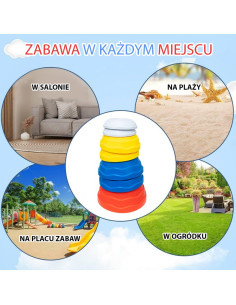 WOOPIE Balance formavimo akmenys Sensorinės pusiausvyros treniruotės 5 vnt 2