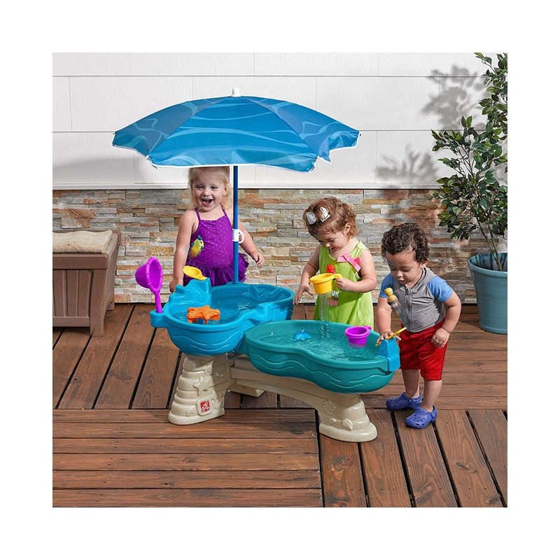 STEP2 Two-Tier Laguna Sandbox Water Table
