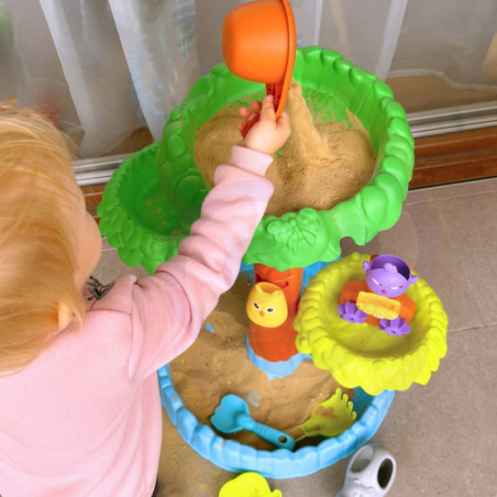 WOOPIE Водный столик 2-в-1 Песочница Счастливое дерево 8 акк.