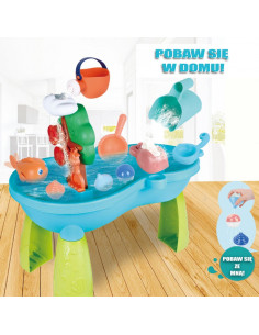 WOOPIE vandens stalas 2in1 smėlio dėžės krioklys 10 vnt. 2