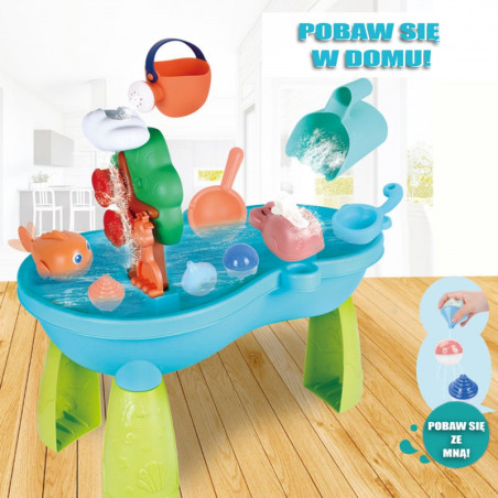 WOOPIE vandens stalas 2in1 smėlio dėžės krioklys 10 vnt. WOOPIE vandens stalas 2in1 smėlio dėžės krioklys 10 vnt.